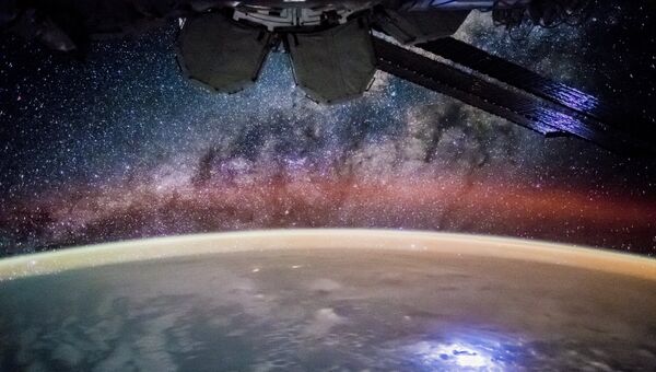 Планета Земля снятая с МКС. Архивное фото