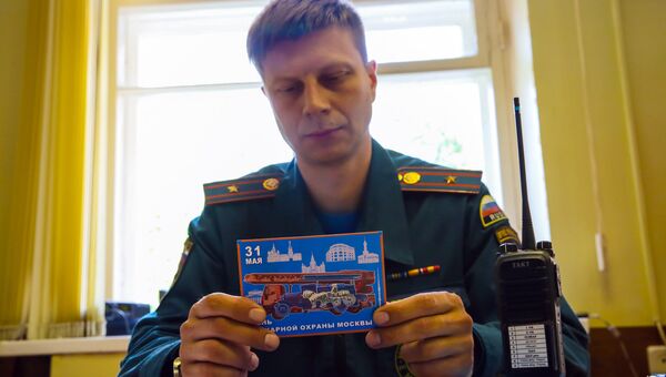 МЧС и Почта России выпустили открытку к 212-летию пожарной охраны Москвы