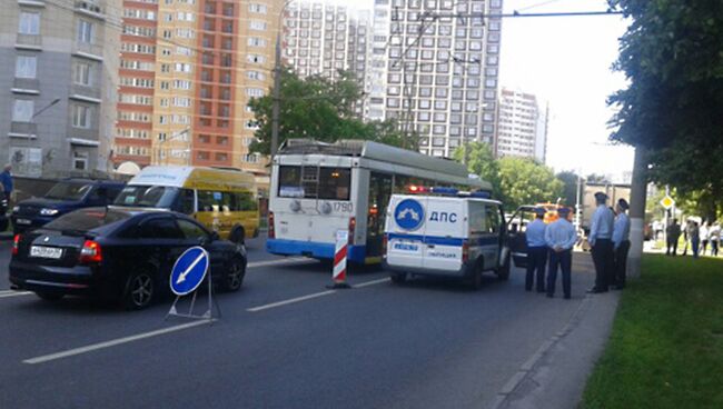 ДТП с Газелью на северо-западе Москвы