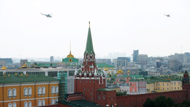 Троицкая башня Московского Кремля. Архивное фото