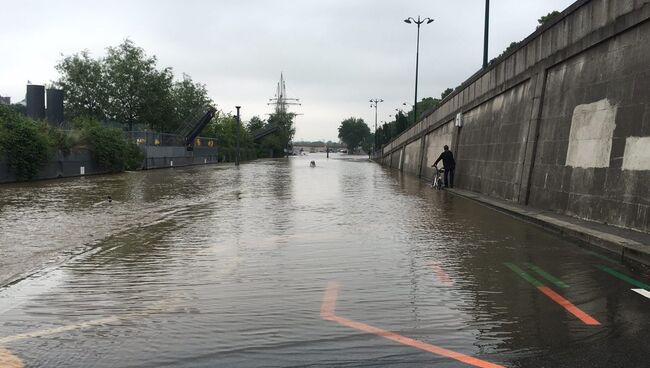 Наводнение в Париже