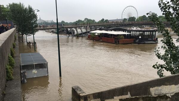 Наводнение в Париже. 1 июня 2016 год