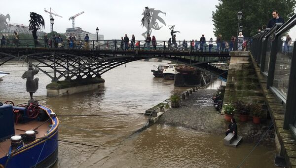 Наводнение в Париже. 1 июня 2016. Архивное фото
