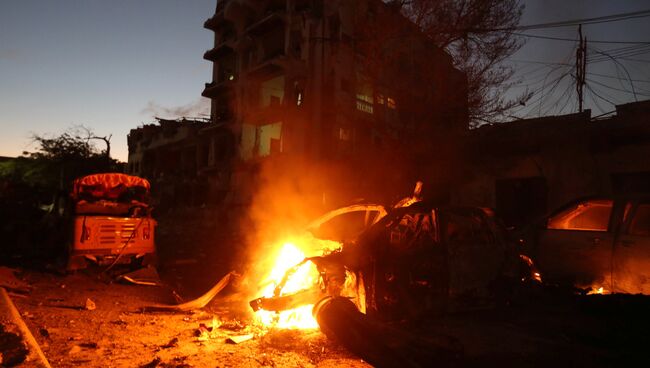 Взрыв в сомалийской столице Могадишо