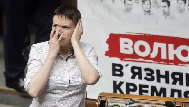 Украинская военнослужащая Надежда Савченко. Архивное фото