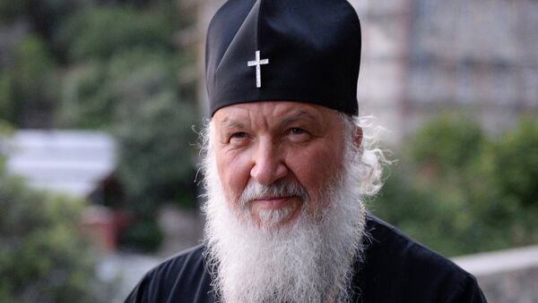 Патриарх Московский и всея Руси Кирилл на Афоне