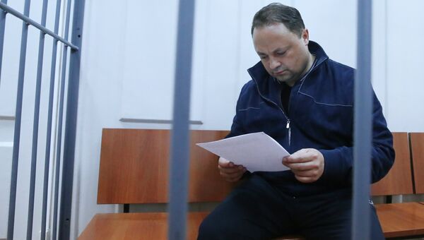 Мэр Владивостока Игорь Пушкарев в Басманном суде Москвы