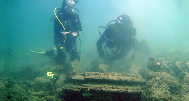 Затерянный город на дне Ионического моря