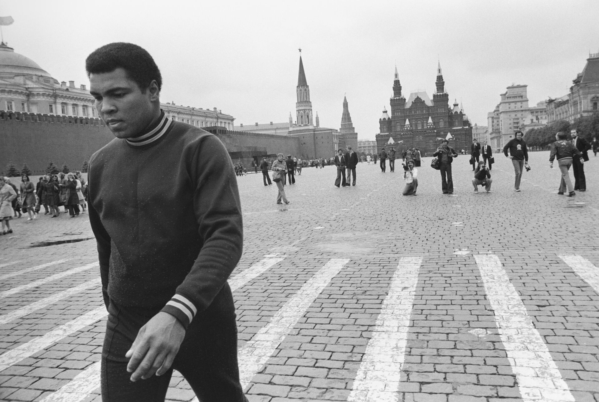 Легендарный американский боксер Мохаммед Али в Москве - РИА Новости, 1920, 24.01.2023