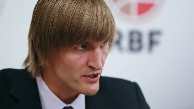 Встреча президента Российской Федерации Баскетбола Андрея Кириленко с журналистами