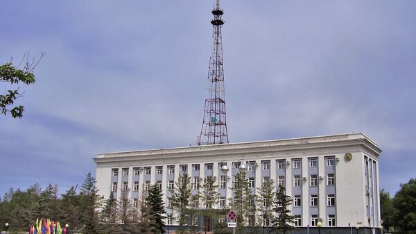 Здание городской администрации в Актобе, Казахстан