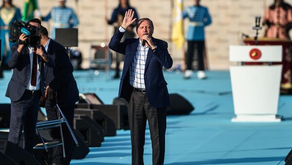 Президент Турции Тайип Эрдоган выступает в Стамбуле, Турция. Архивное фото