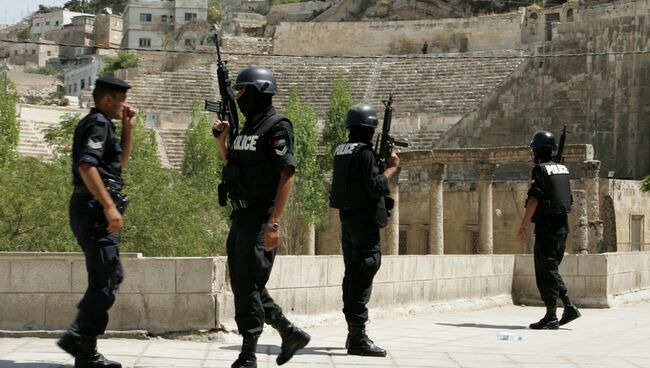 Сотрудники полиции в Аммане, Иордания. Архивное фото