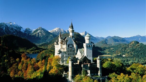 Замок Нойшванштайн в Баварии