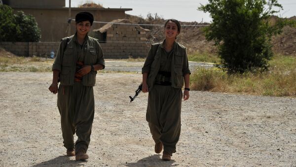 Бойцы Рабочей партии Курдистана. Архивное фото