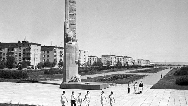 Площадь Павших Героев.  Актюбинск, Казахстан