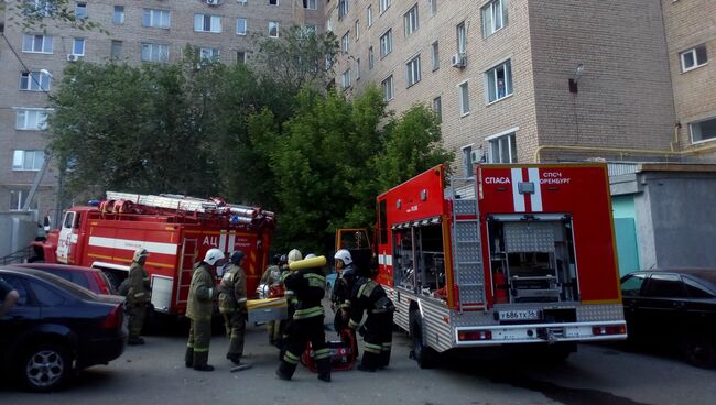 Взрыв газа в жилом доме в Оренбурге