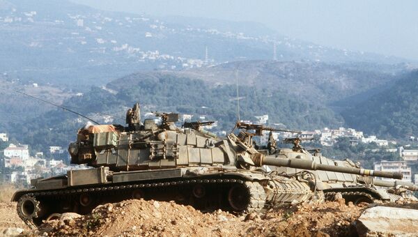 Израильские танки в Ливане. 1982