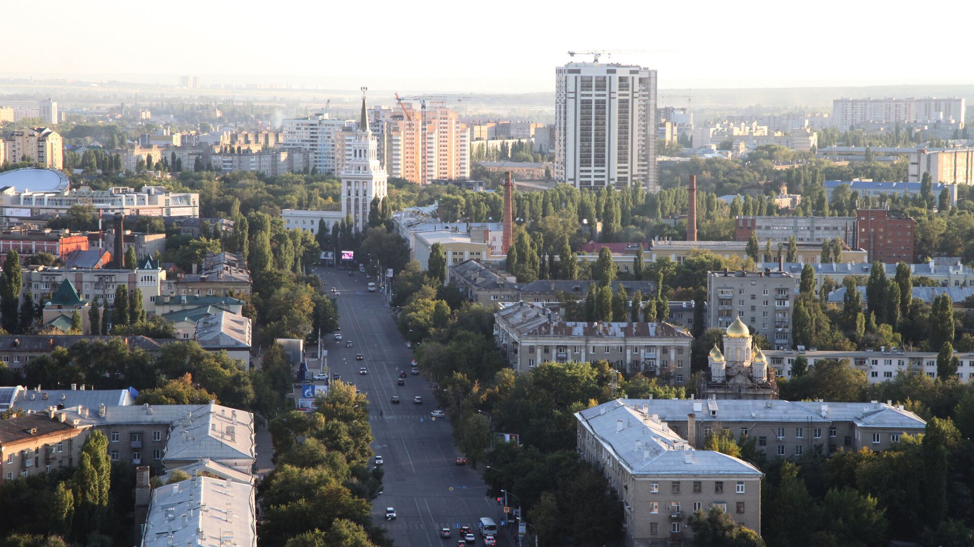 Вид на Кольцовскую улицу в Воронеже - РИА Новости, 1920, 22.10.2021