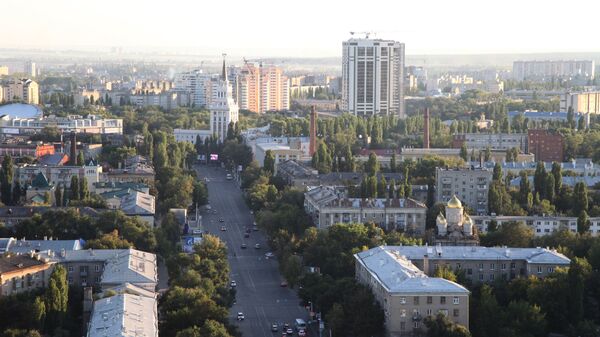 Вид на Кольцовскую улицу в Воронеже