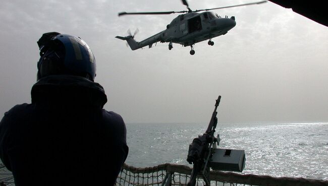 Вертолет ВМС Великобритании. Архивное фото