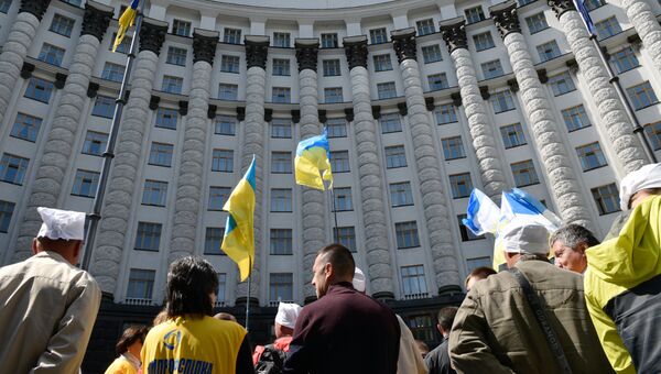 Здание Кабинета министров Украины в Киеве. Архивное фото