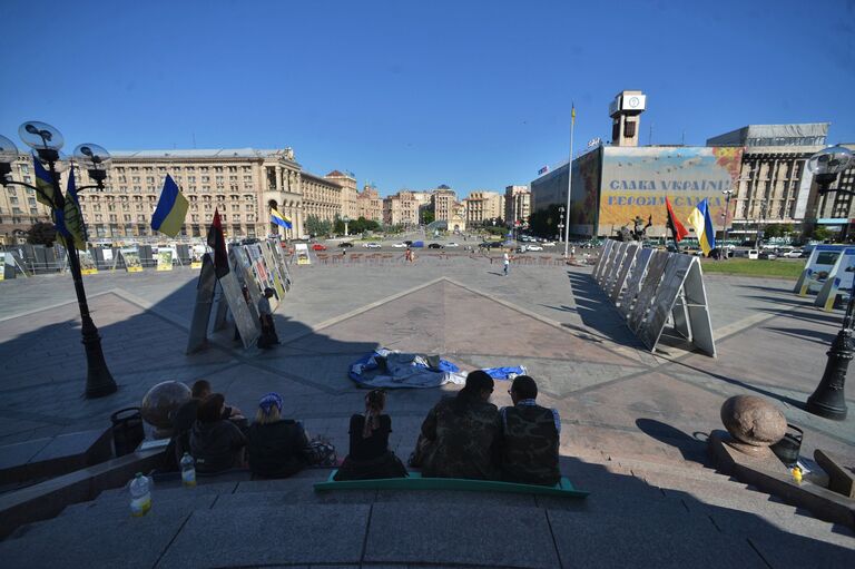 Площадь Независимости в Киеве, Украина