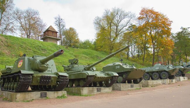 Советская военная техника в городе Коростень, Украина