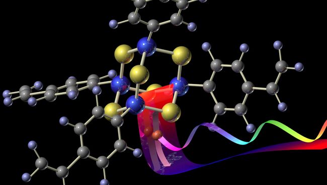 Молекула, превращающая тепловое излучение в свет