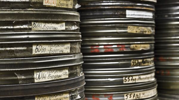 Хранилище мультипликационных кинофильмов на киностудии Союзмультфильм, которой исполняется 80 лет