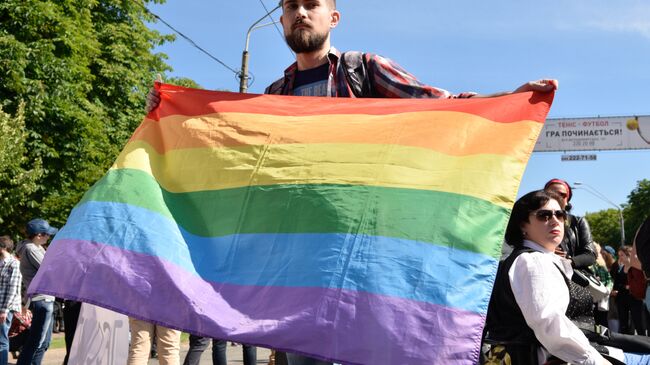 ЛГБТ-парад. Архивное фото