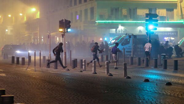 Ночные беспорядки в Марселе. Архивное фото