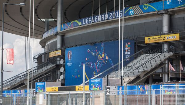 Вид на стадион Стад де Франс в Париже. Июль 2016