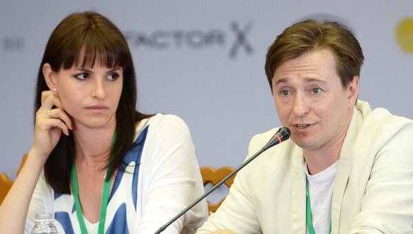 Режиссер Анна Матисон и актер Сергей Безруков на пресс-конференции фильма После тебя. Архивное фото