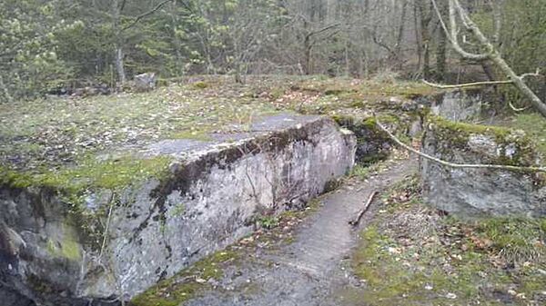 Бывший немецкий бункер в польских Мамерках, где предположительно может быть обнаружена Янтарная комната