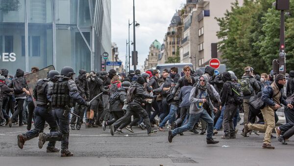 Акции протеста в Париже. Архивное фото