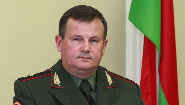 Министр обороны Белоруссии Андрей Равков. Архивное фото