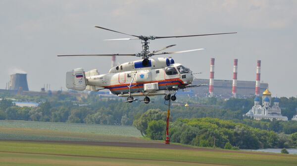 Спасательные вертолеты московского авиационного центра