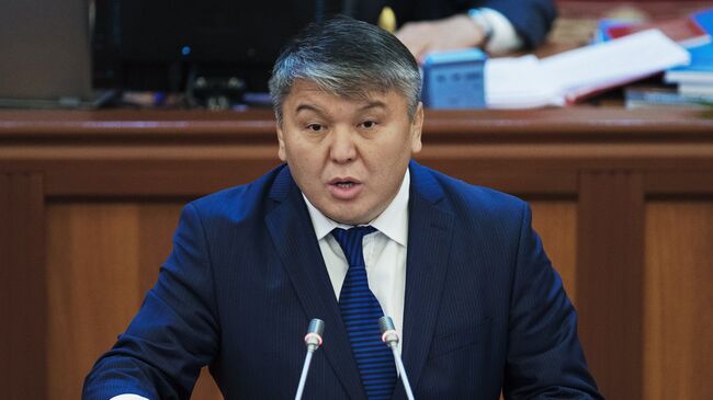 Министр экономики Киргизии Арзыбек Кожошев. Архивное фото