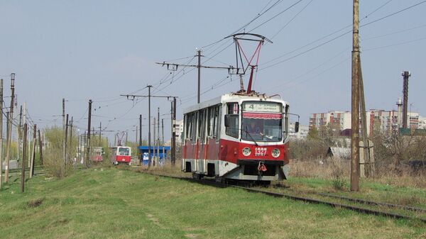 Трамвай в Саратове. Архивное фото