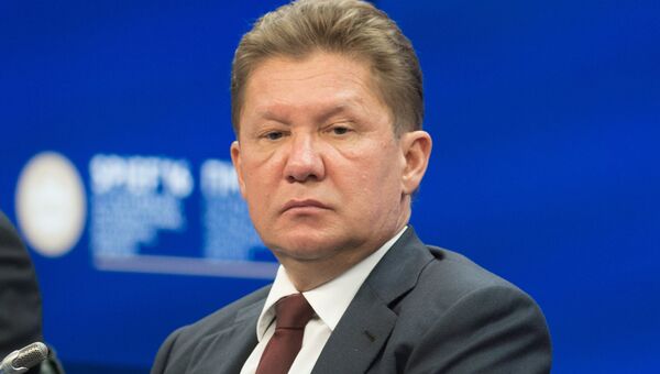 Председатель правления, заместитель председателя совета директоров ПАО Газпром Алексей Миллер. Архивное фото