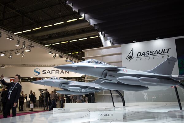 Стенд компании Dassault Systemes на международной выставке вооружений EUROSATORY