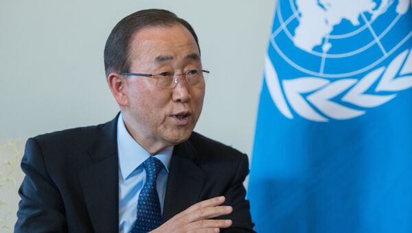 Генеральный секретарь Организации объединенных нациий Пан Ги Мун. Архивное фото