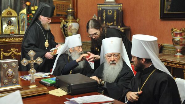 Заседание Священного Синода Русской Православной Церкви. Архивное фото