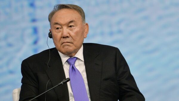 Президент Республики Казахстан Нурсултан Назарбаев. Архивное фото