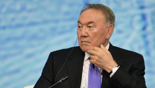 Президент Республики Казахстан Нурсултан Назарбаев на Петербургском экономическом форуме