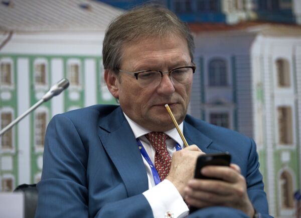 Уполномоченный при президенте РФ по защите прав предпринимателей Борис Титов. ПМЭФ Уполномоченный при президенте РФ по защите прав предпринимателей Борис Титов. ПМЭФ