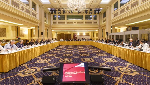 Заседание Совета Международной ассоциации легкоатлетических федераций (IAAF) в Вене, Австрия. 17 июня 2016