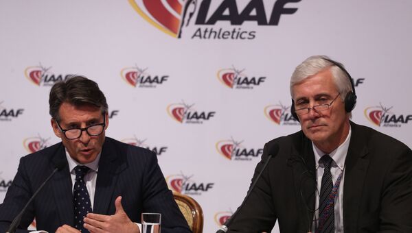 Глава инспекционной комиссии IAAF  Руне Андерсен (справа). Архивное фото