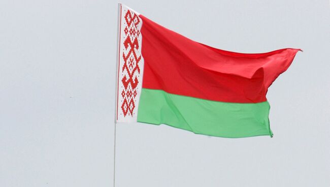 Флаг Белоруссии. Архивное фото